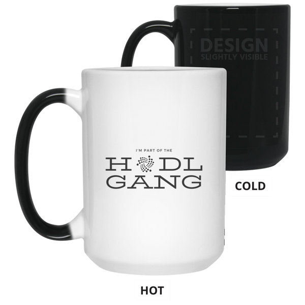 Hodl gang (Iota) - 15 oz. Color Changing Mug