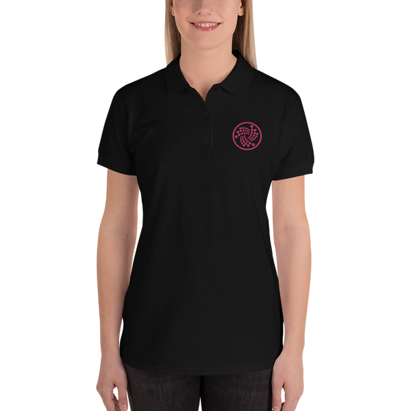 Iota logo - Women's Embroidered Polo Shirt