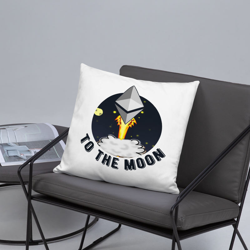 Ethereum to the moon - Pillow