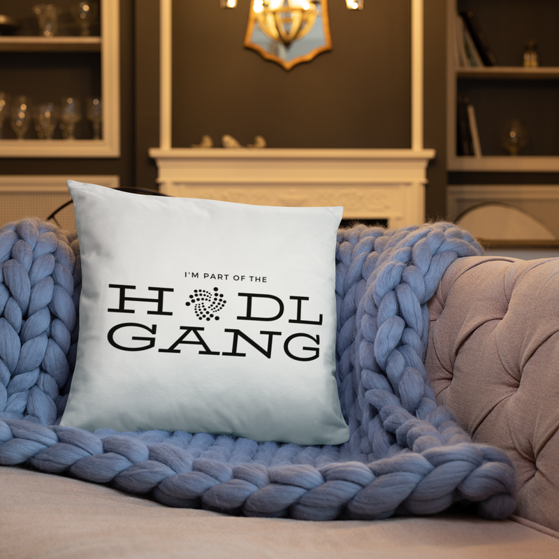 Hodl gang (Iota) - Pillow