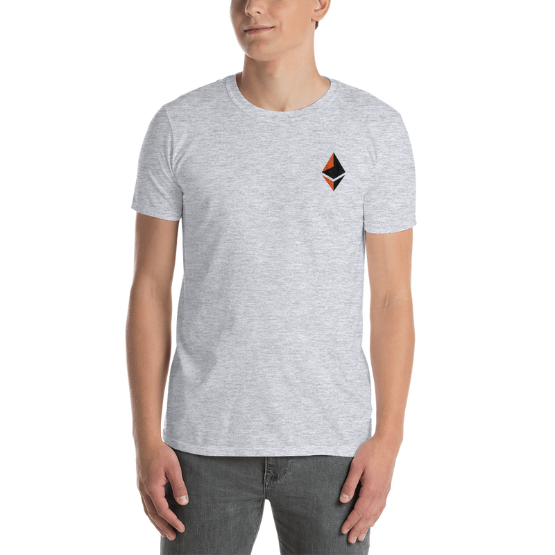 Ethereum logo - Men's Embroidered T-Shirt