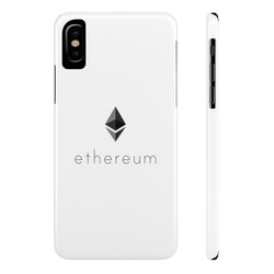 Ethereum logo - Case Mate Slim Phone Cases