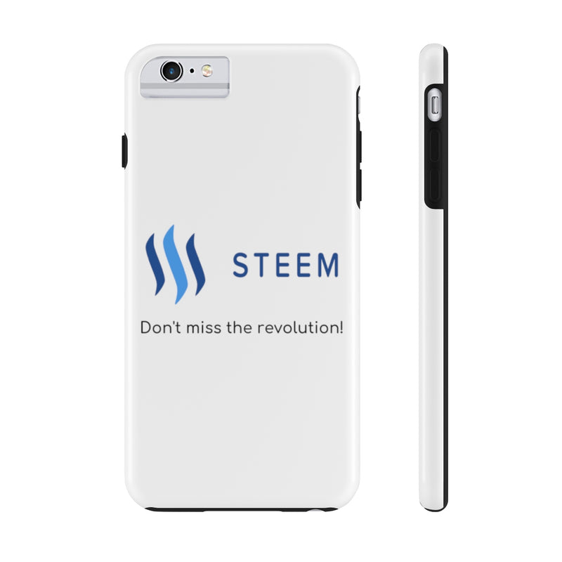 Steem don't miss the revolution - Phone Cases