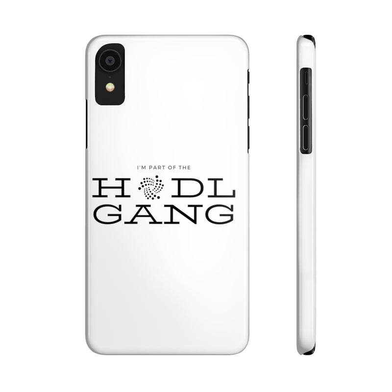 Hodl gang (Iota) - Case Mate Slim Phone Cases