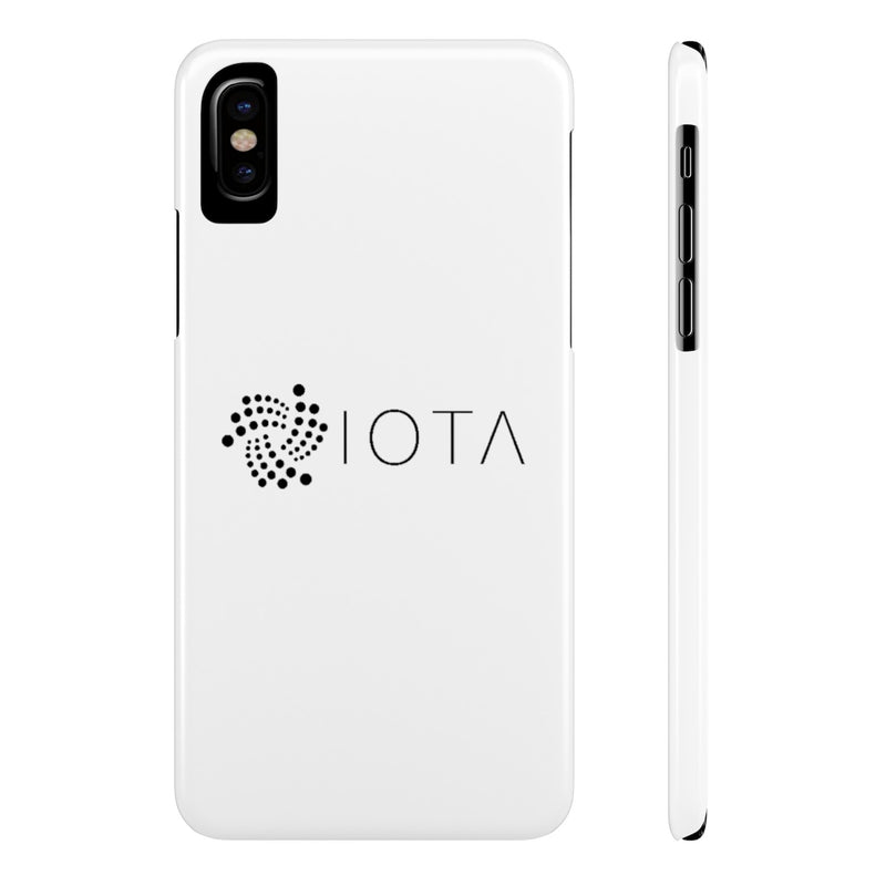 Iota script - Case Mate Slim Phone Cases