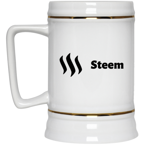 Steem black - Beer Stein 22oz.