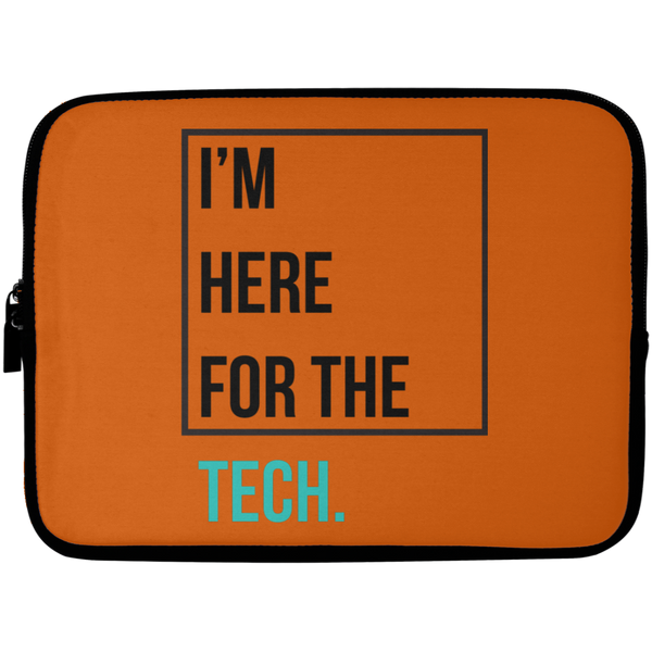 I'm here for the tech (Zilliqa) - Laptop Sleeve - 10 inch