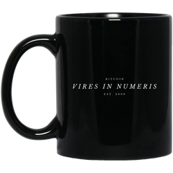 Vires in numeris - 11 oz. Black Mug