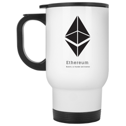 Buterin, co-founder and inventor - White Travel Mug