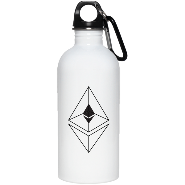Ethereum line design - 20 oz. Stainless Steel Water Bottle