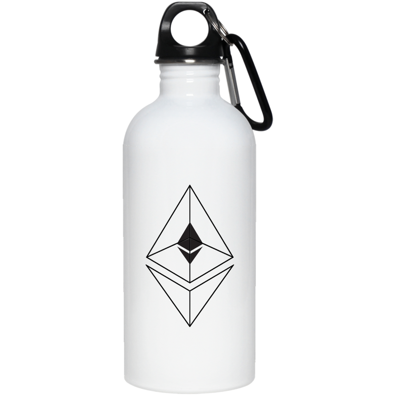 Ethereum line design - 20 oz. Stainless Steel Water Bottle