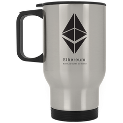 Buterin, co-founder and inventor - Silver Stainless Travel Mug
