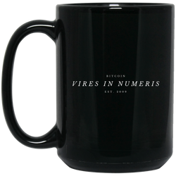 Vires in numeris - 15 oz. Black Mug