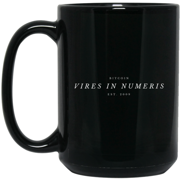 Vires in numeris - 15 oz. Black Mug