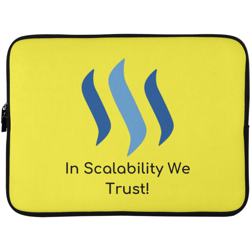 Steem in scalability we trust - Laptop Sleeve - 15 Inch