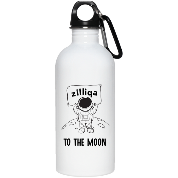 Zilliqa to the moon - 20 oz. Stainless Steel Water Bottle