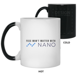 Fees won't matter with nano - 11oz. Color Changing Mug