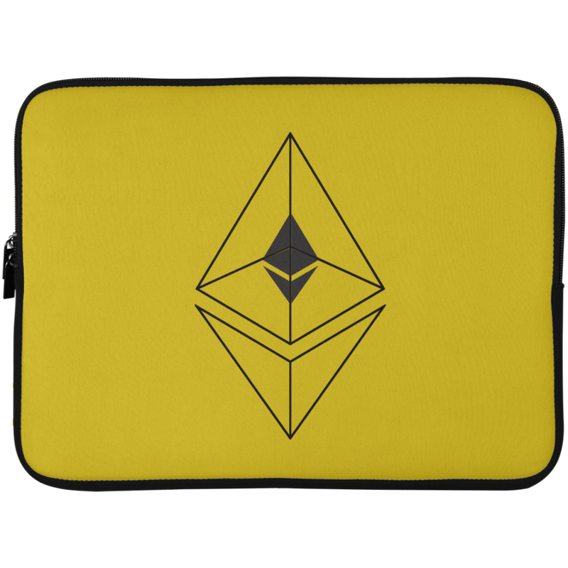 Ethereum line design - Laptop Sleeve - 15 Inch