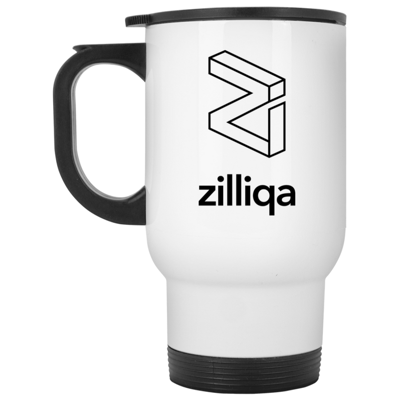 Zilliqa - White Travel Mug