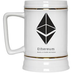 Buterin, co-founder and inventor - Beer Stein 22oz.