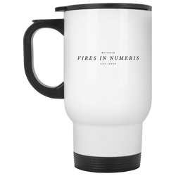 Vires in numeris - White Travel Mug