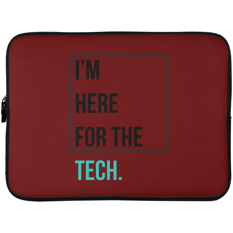 I'm here for the tech (Zilliqa) - Laptop Sleeve - 15 Inch
