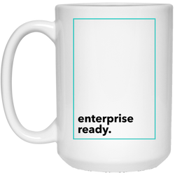 Enterprise Ready (Zilliqa) - 15 oz. White Mug