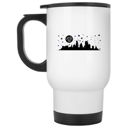 Iota city - White Travel Mug
