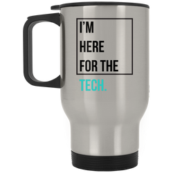 I'm here for the tech (Zilliqa) - Silver Stainless Travel Mug