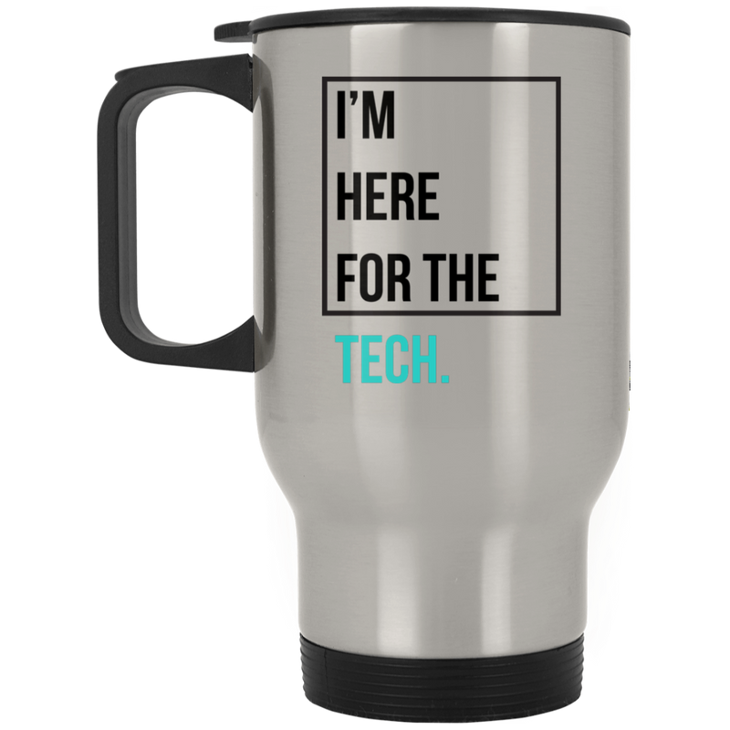 I'm here for the tech (Zilliqa) - Silver Stainless Travel Mug