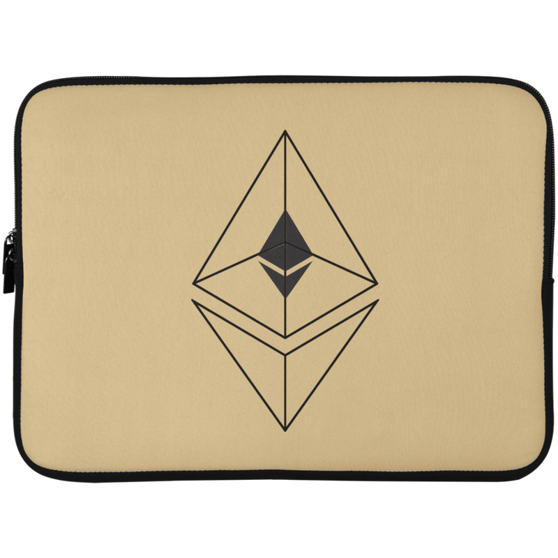 Ethereum line design - Laptop Sleeve - 15 Inch