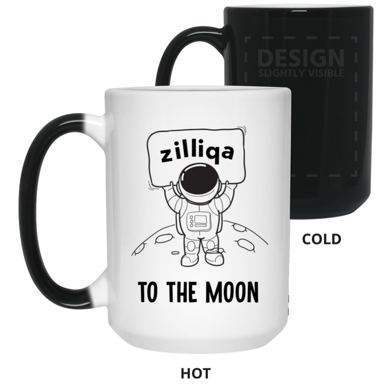 Zilliqa to the moon - 15 oz. Color Changing Mug