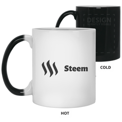 Steem black - 11 oz. Color Changing Mug