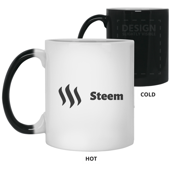 Steem black - 11 oz. Color Changing Mug