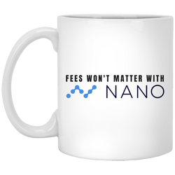 Fees won't matter with nano - 11oz. White Mug