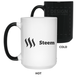 Steem black - 15 oz. Color Changing Mug