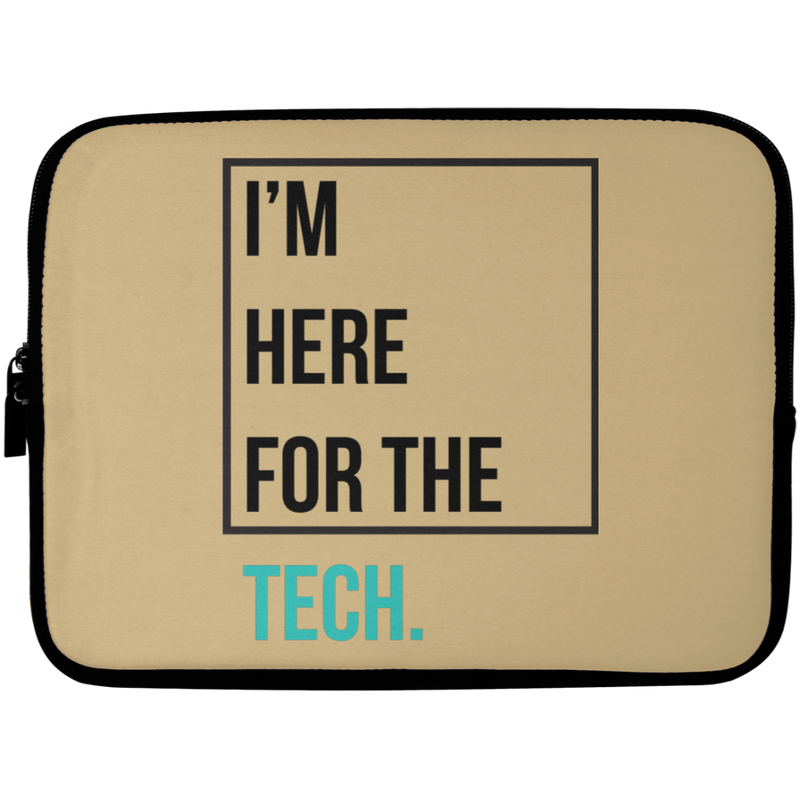 I'm here for the tech (Zilliqa) - Laptop Sleeve - 10 inch
