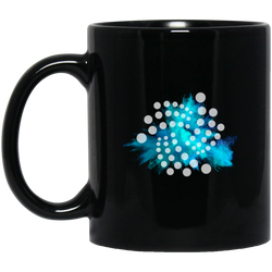Iota color cloud - 11 oz. Black Mug