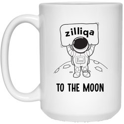 Zilliqa to the moon - 15 oz. White Mug