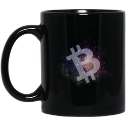 Bitcoin universe - 11 oz. Black Mug