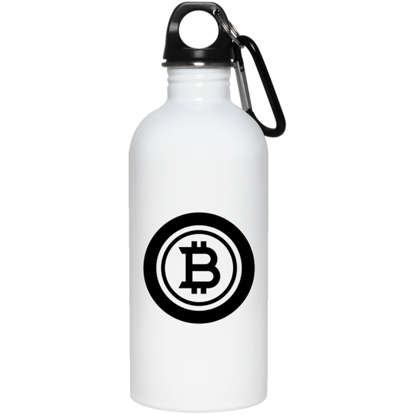 Bitcoin black - 20 oz. Stainless Steel Water Bottle