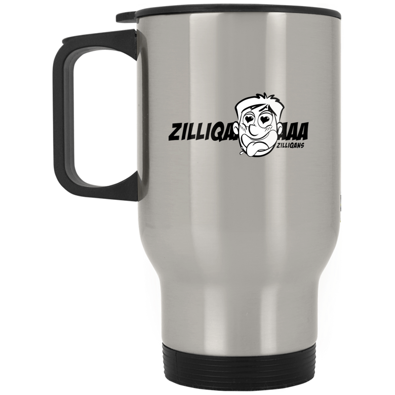 Zilliqans - Silver Stainless Travel Mug