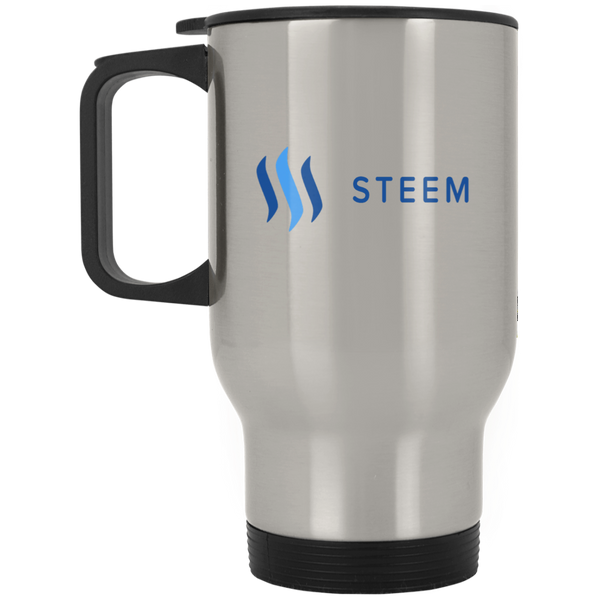 Steem - Silver Stainless Travel Mug