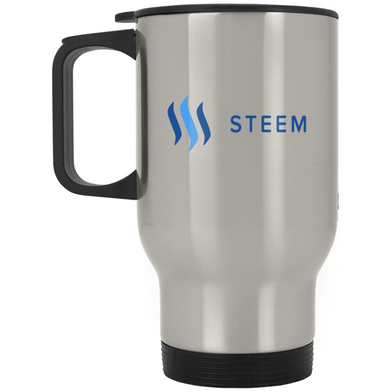 Steem - Silver Stainless Travel Mug