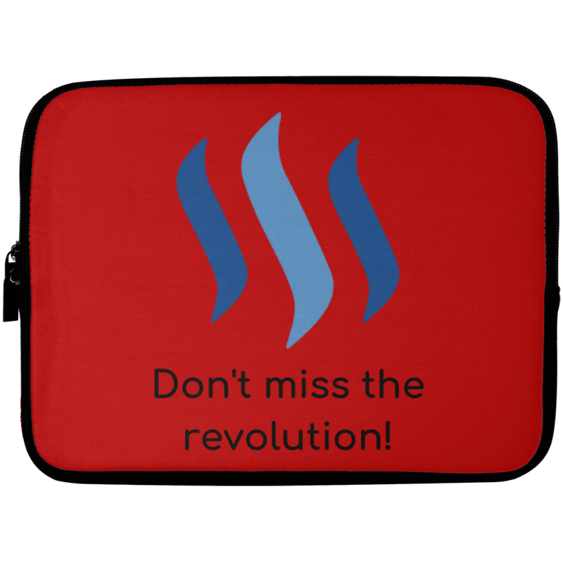 Steem don't miss the revolution - Laptop Sleeve - 10 inch