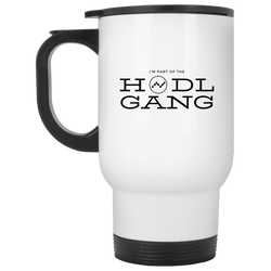 Hodl gang (Nano) - White Travel Mug