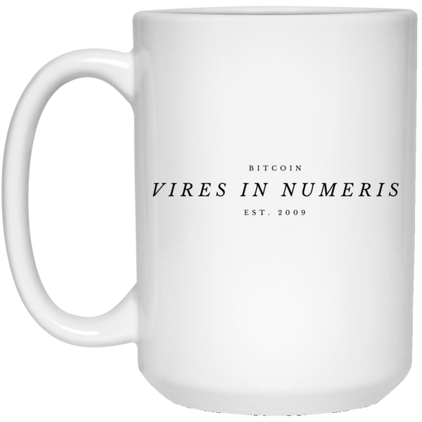 Vires in numeris - 15 oz. White Mug