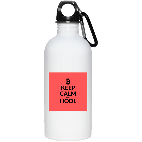 Keep clam - 20 oz. Stainless Steel Water Bottle