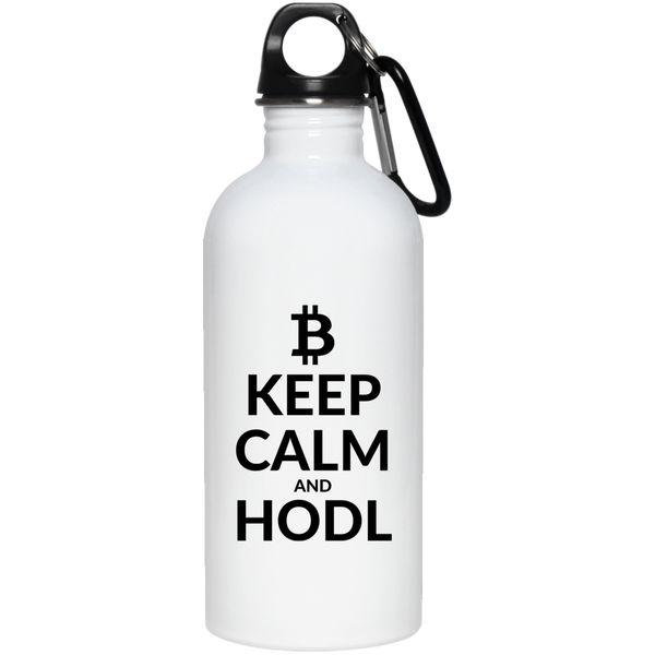 Keep clam - 20 oz. Stainless Steel Water Bottle