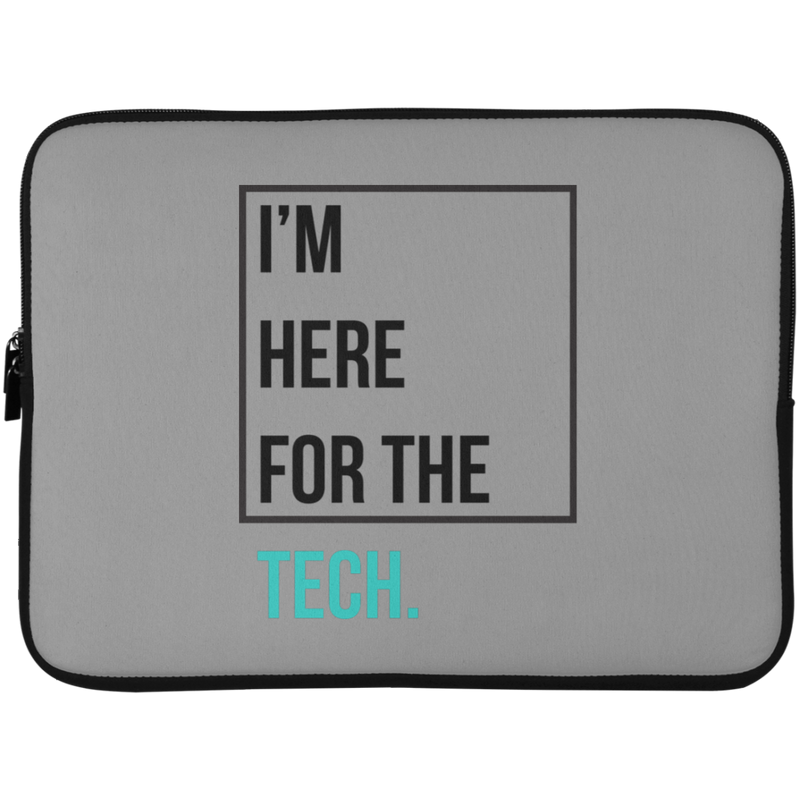 I'm here for the tech (Zilliqa) - Laptop Sleeve - 15 Inch
